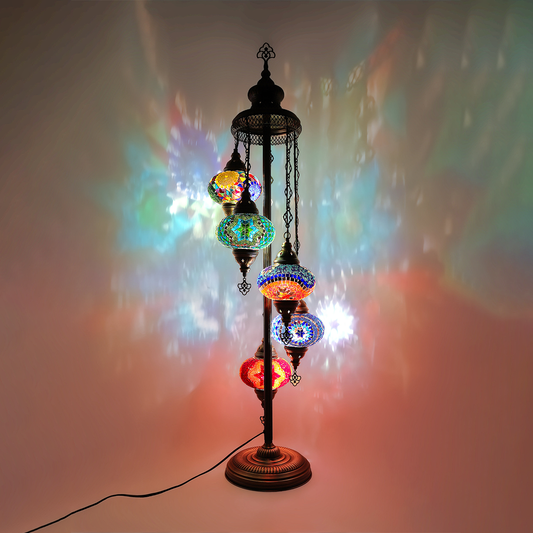 5 Globe Glass Lamp