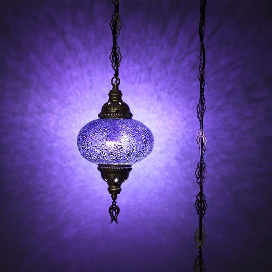 1 Globe Mosaic Pendant Lamp, Moroccan Chandeliers